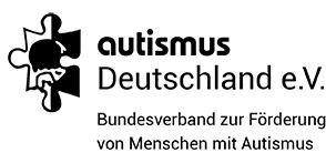 Logo des autismus Deutschland e.V. Bundesverband zur Förderung von Menschen mit Autismus (Kooperationspartner) Logo des Bundesverbands zur Förderung von Menschen mit Autismus.