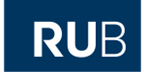 White lettering "RUB" on a dark blue background.